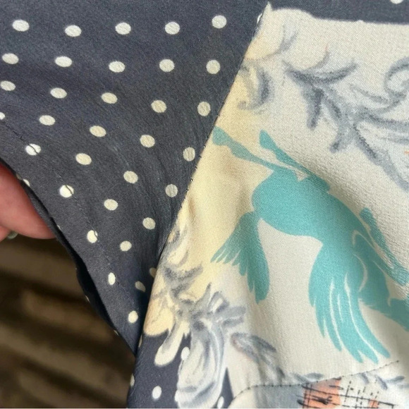 Anthropologie Maeve 100% Silk Around the Town London Cityscape Tunic Dress - Picture 5 of 12